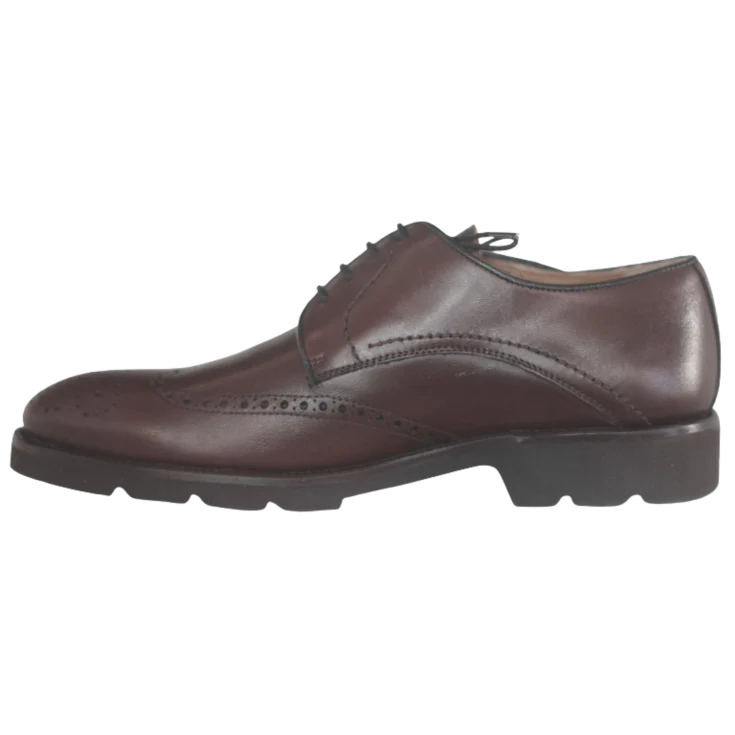 ZAPATO FERMIN PIEL BLUCHER MARRON - Image 3