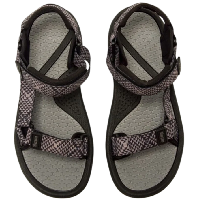 SANDALIA HOMBRE NYLON STRIPE GRIS - Image 3