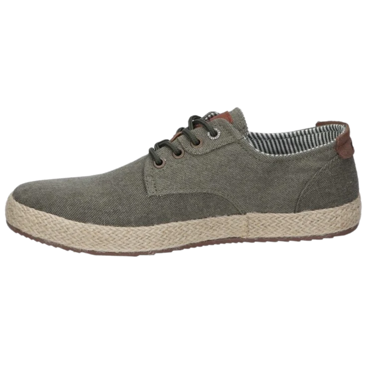 ZAPATO CASUAL ESPARTO LONA KAKI 171721 - Image 3