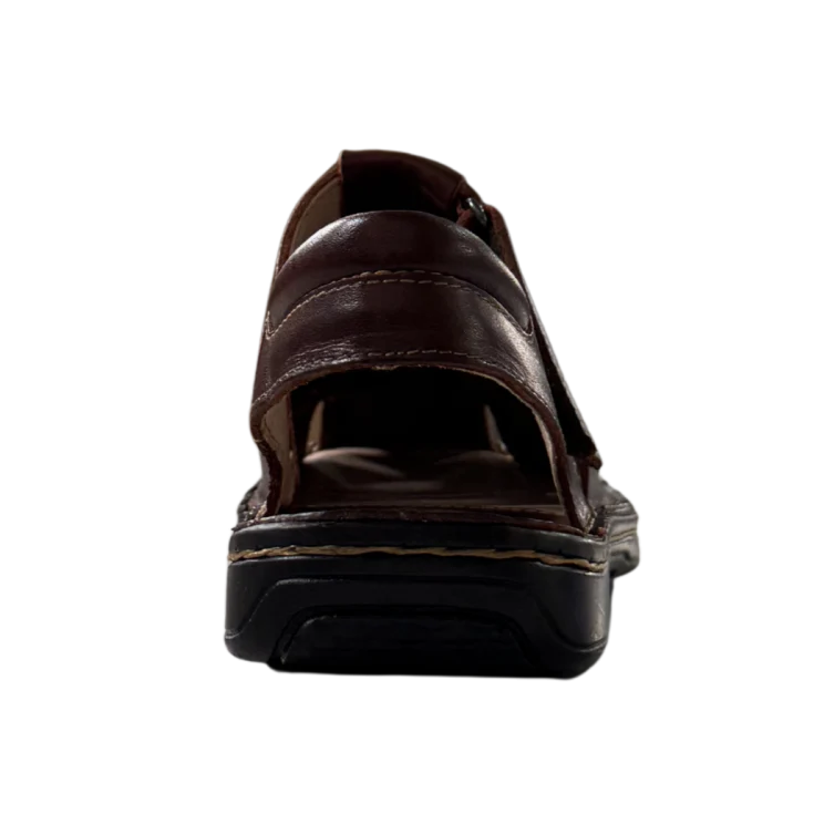 SANDALIA CERRADA PIEL HUGO MARRON - Image 4