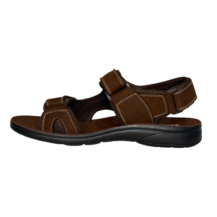 SANDALIA PIEL OLIN MARRON - Image 3