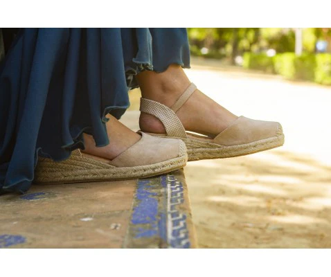 CUÑA ESPARTO ABRIL PLANTILLA MEMORY FOAM BEIG - Image 4