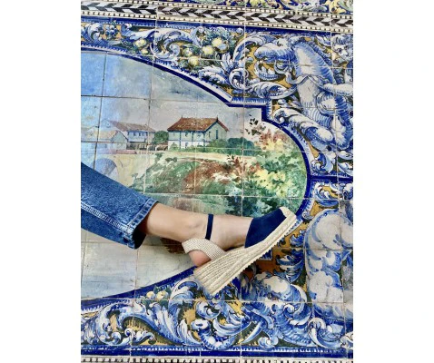 CUÑA DE ESPARTO ABRIL 4 CUERDAS MARINO - Image 6