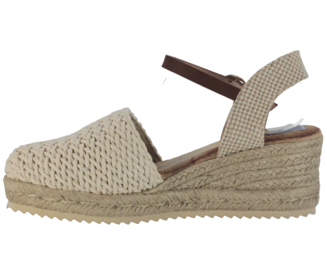 CUÑA ESPARTO JUNIO PLANTILLA MEMORY FOAM BEIG - Image 3