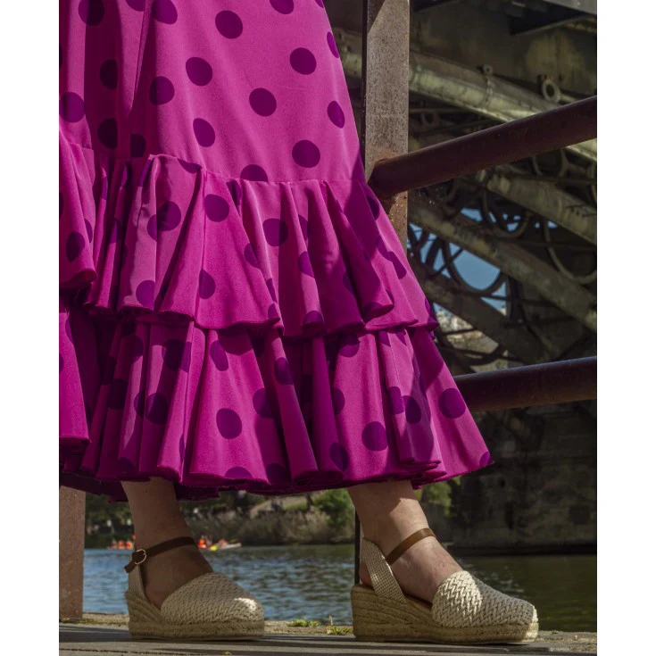 CUÑA ESPARTO JUNIO PLANTILLA MEMORY FOAM BEIG - Image 5