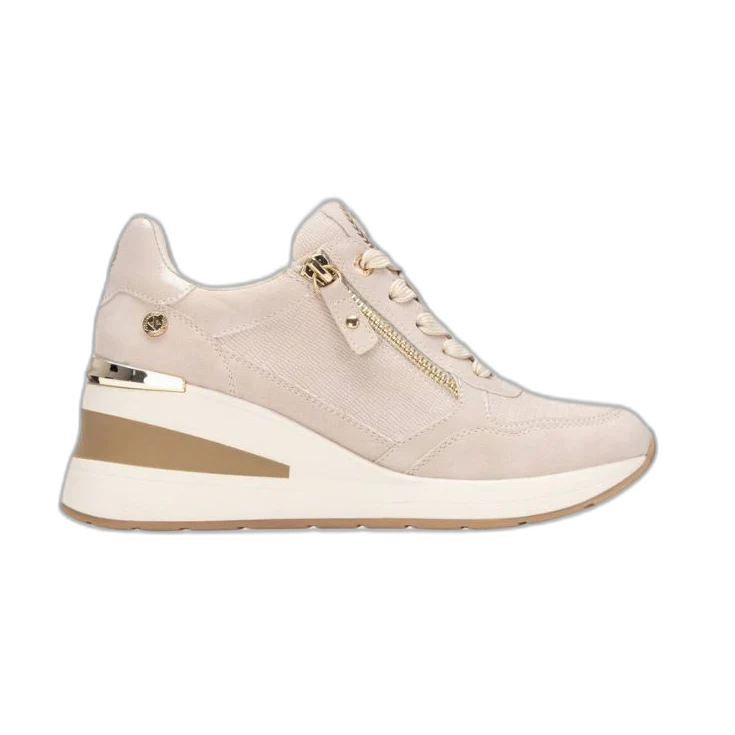 ZAPATILLAS DEPORTIVAS CUÑA EDER BEIGE XTI 13040102 - Image 3