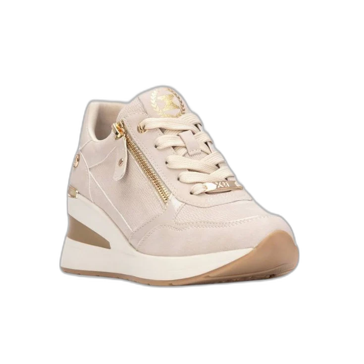 ZAPATILLAS DEPORTIVAS CUÑA EDER BEIGE XTI 13040102 - Image 4