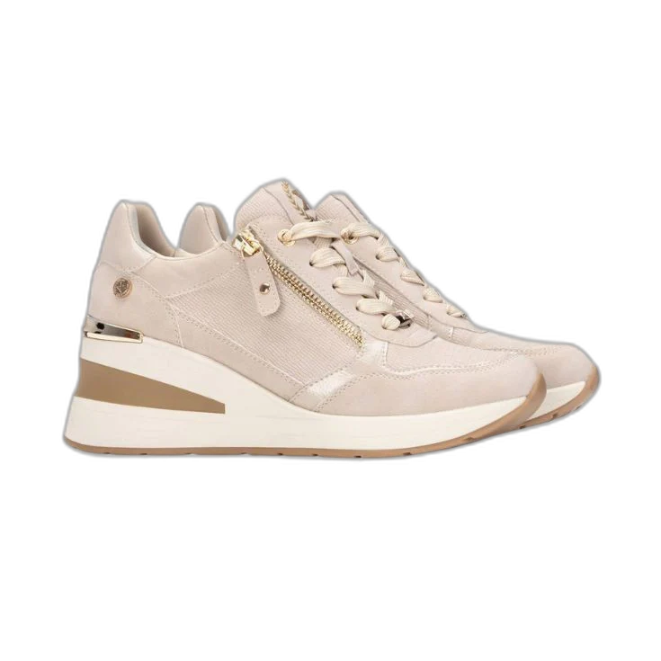 ZAPATILLAS DEPORTIVAS CUÑA EDER BEIGE XTI 13040102 - Image 5