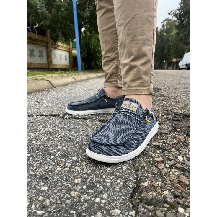 ZAPATO CASUAL XTI TEXTIL NAVY 143576 - Image 5