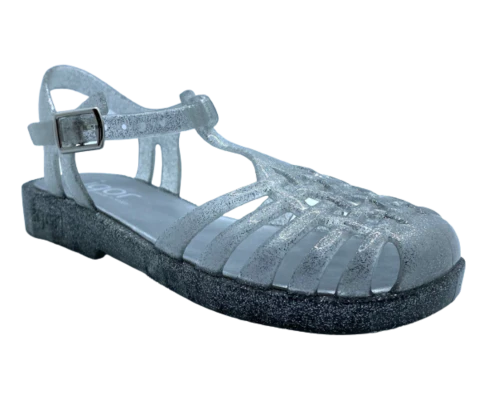 SANDALIA IGOR NIZA CANGREJERA PURPURINA PLATA - Image 4