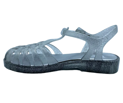 SANDALIA IGOR NIZA CANGREJERA PURPURINA PLATA - Image 5