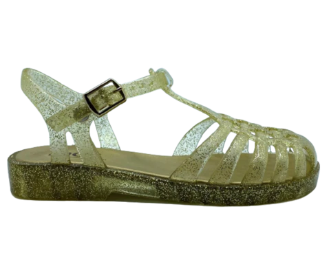 SANDALIA IGOR NIZA CANGREJERA PURPURINA ORO - Image 3