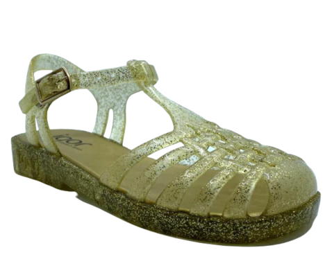 SANDALIA IGOR NIZA CANGREJERA PURPURINA ORO - Image 4