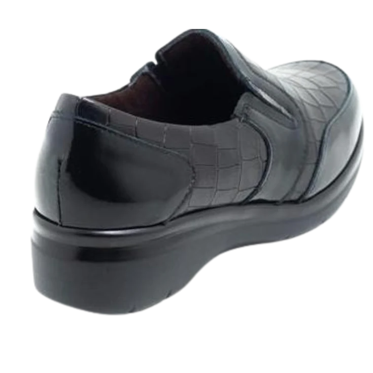 MOCASIN PIEL IRIA 10024 PITILLOS NEGRO - Image 3