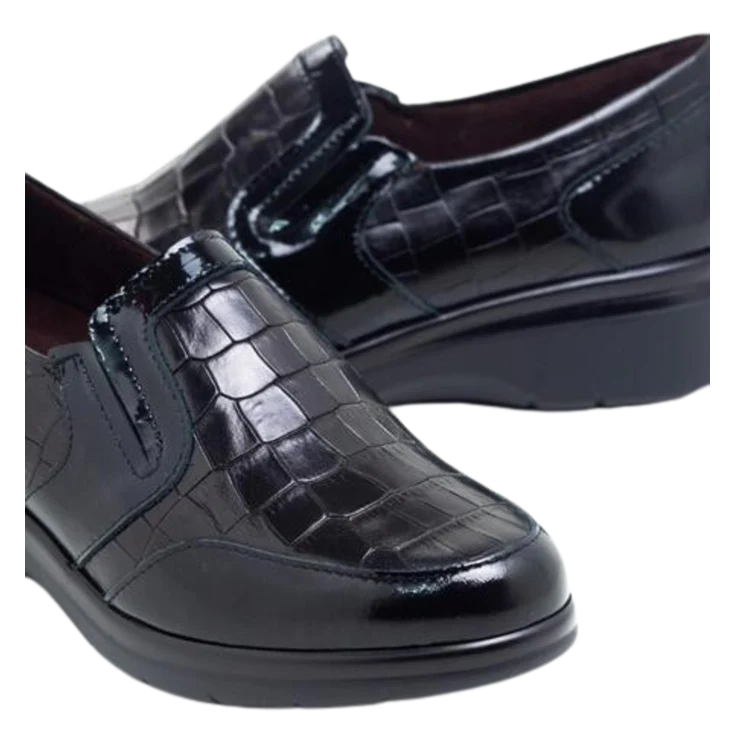 MOCASIN PIEL IRIA 10024 PITILLOS NEGRO - Image 4