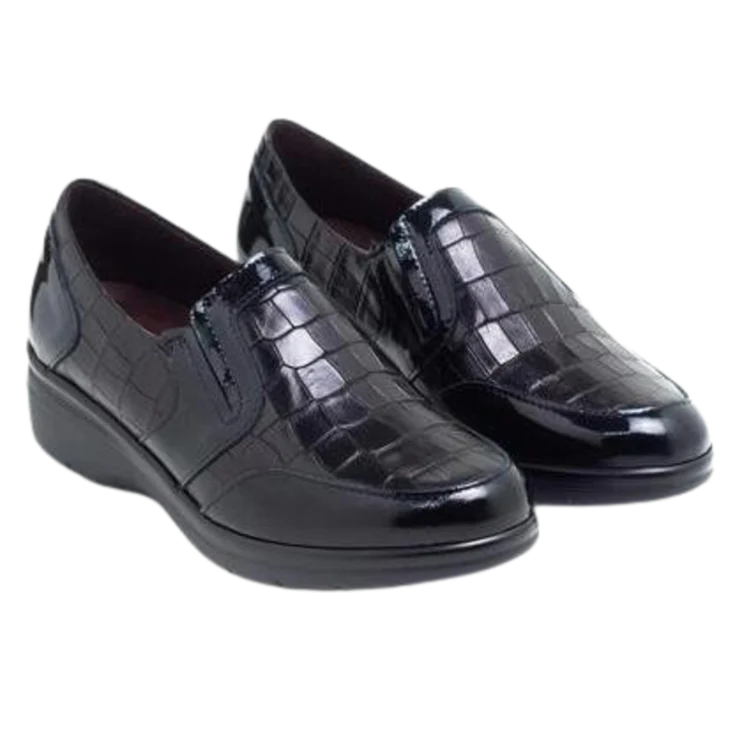 MOCASIN PIEL IRIA 10024 PITILLOS NEGRO - Image 5