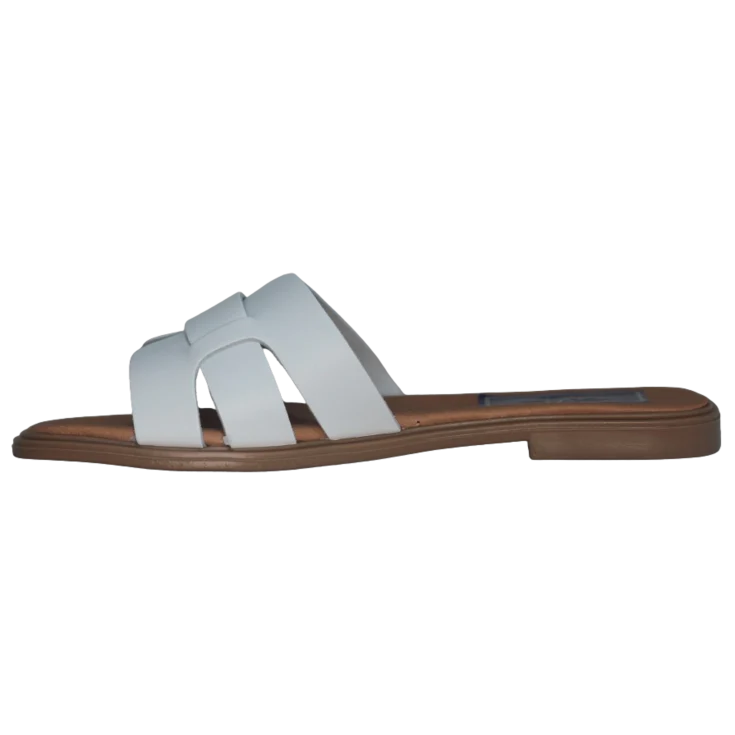 SANDALIA PLANA MESIN BLANCO - Image 3