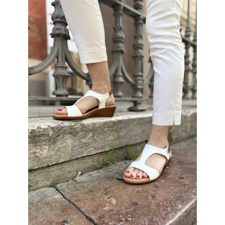 SANDALIA LIA CUÑA BLANCA - Image 4