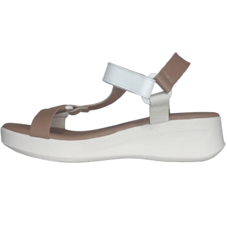 SANDALIA PLATAFORMA MILIA  TAUPE COMBI - Image 3