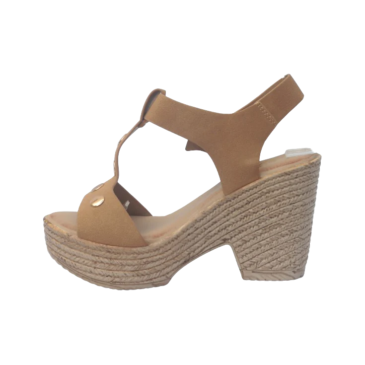 SANDALIA TACON GERTRUDIS CUERO - Image 3