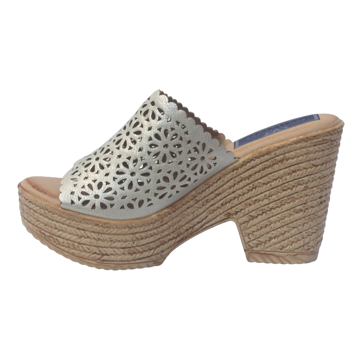 SANDALIA TACON MAGDALENA PLATA - Image 3