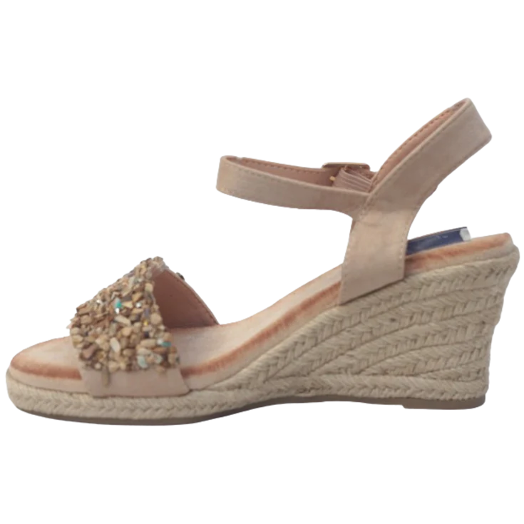 SANDALIA ESPARTO CORAL BEIGE - Image 3
