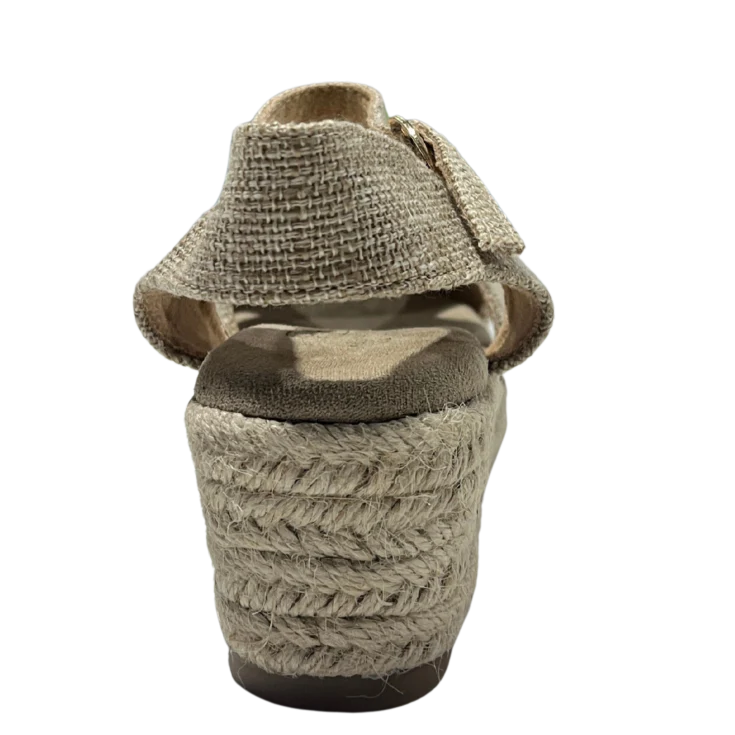 SANDALIA DE ESPARTO ALDARA BEIGE - Image 5