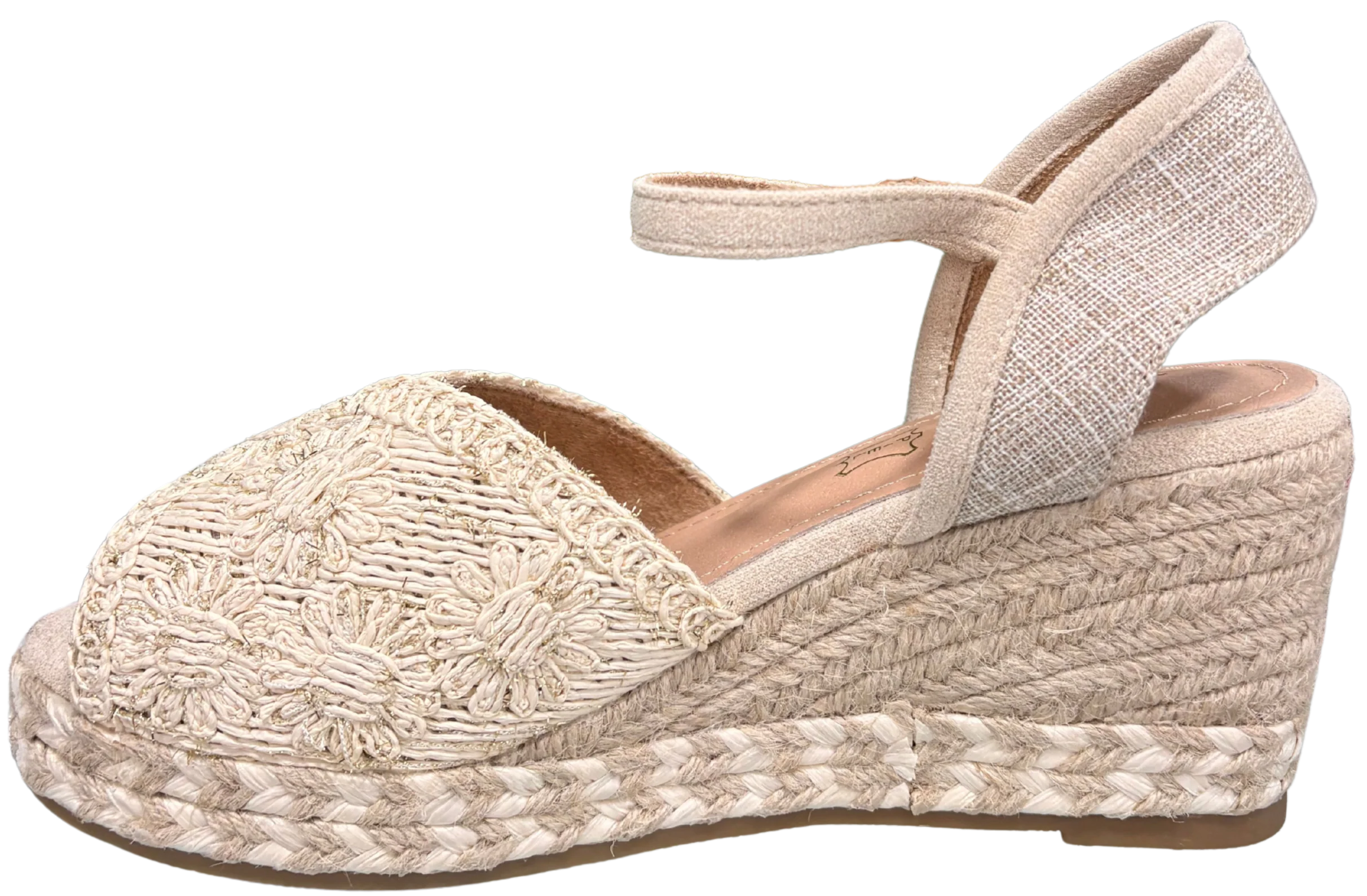 SANDALIA DE ESPARTO VELANNA BEIGE - Image 6