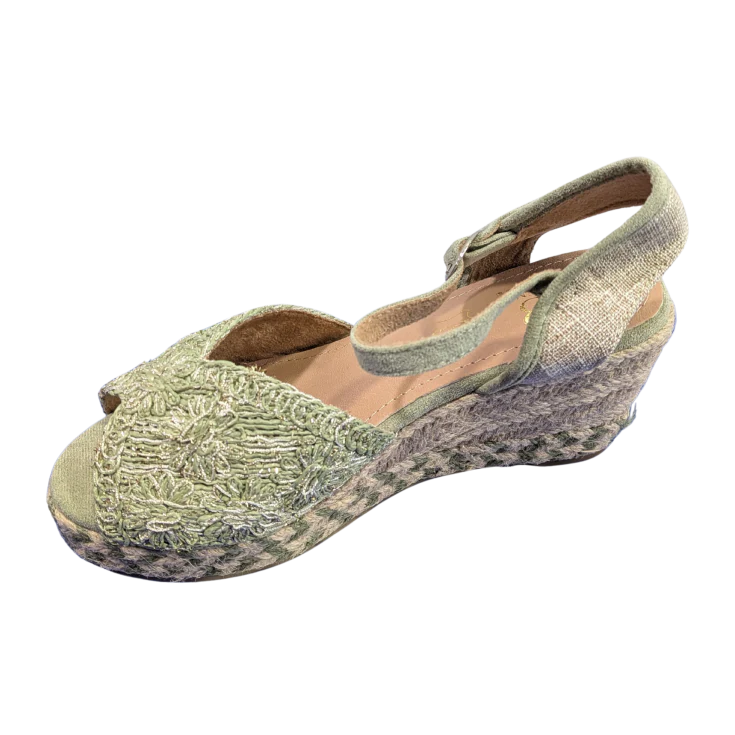 SANDALIA DE ESPARTO VELANNA VERDE 7 CUERDAS - Image 3