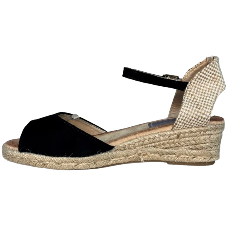 CUÑA DE ESPARTO LENA NEGRA PLANTILLA MEMORY FOAM - Image 3