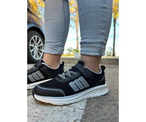 ZAPATILLA DEPORTIVA MUSTANG 48825V MESH NEGRO/LYCRA GRIS CLARO - Image 4