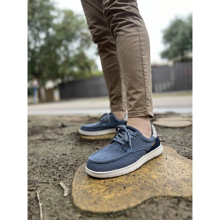 ZAPATO CASUAL XTI LONA NAVY 144093 - Image 5