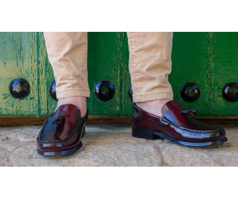 ZAPATO MOCASÍN MARCA BENAVENTE BORLAS BURDEOS - BENAVENTE - Image 5