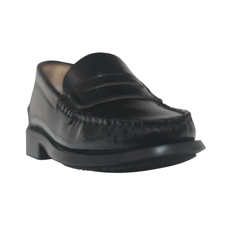 ZAPATO MOCASÍN MARCA BENAVENTE CLÁSICO ANTIFAZ PIEL NEGRO NIÑO - Image 4
