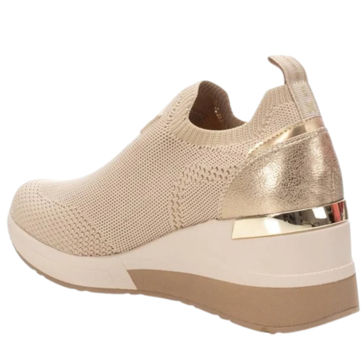 ZAPATILLA DEPORTIVA XTI TEXTIL BEIGE 143718 - Image 3