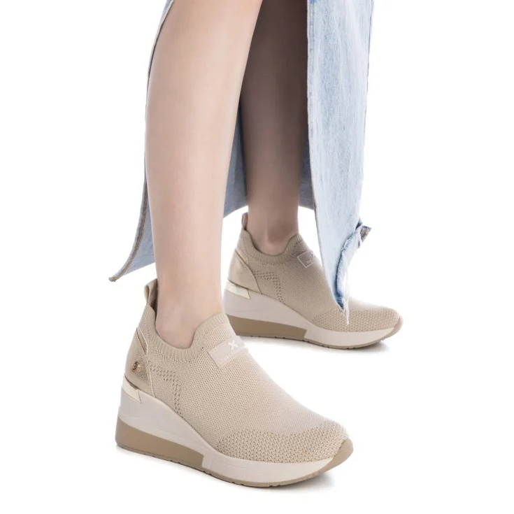 ZAPATILLA DEPORTIVA XTI TEXTIL BEIGE 143718 - Image 5