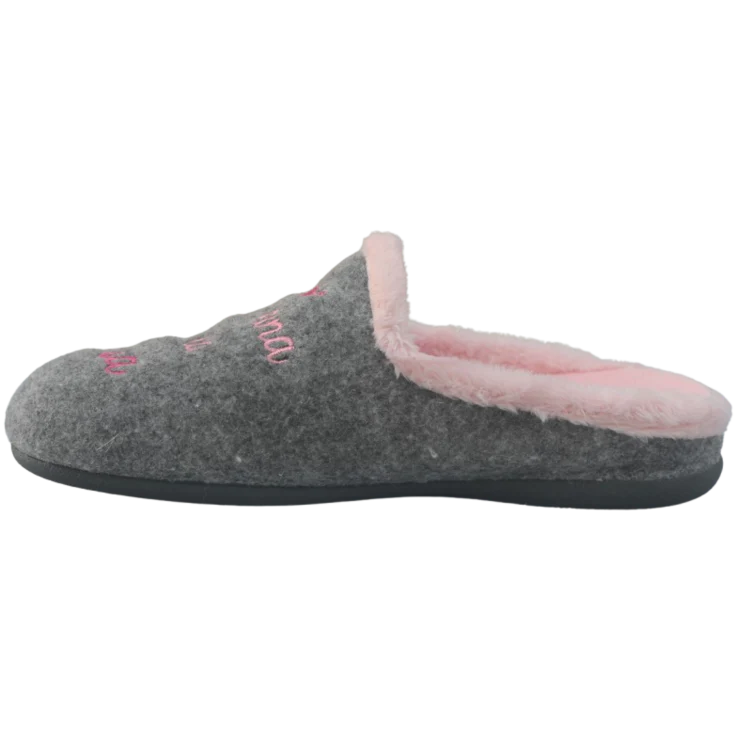 ZAPATILLA PARA EL HOGAR ALIZA PICOS GRIS - Image 3